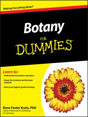 cover image of Botany For Dummies